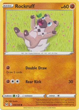 Lost Origin - 109/196 - Rockruff