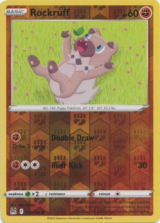 Lost Origin - 109/196 - Rockruff - Reverse Holo