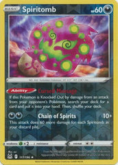 Lost Origin - 117/196 - Spiritomb - Reverse Holo