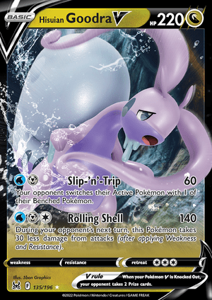 Lost Origin - 135/196 - Hisuian Goodra V