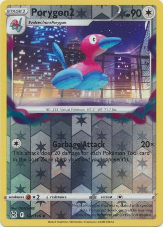 Lost Origin - 141/196 - Porygon2 - Reverse Holo