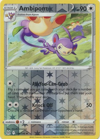 Lost Origin - 145/196 - Ambipom - Reverse Holo