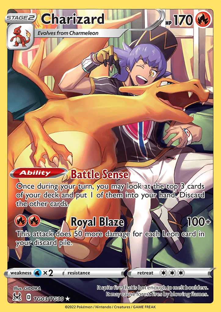 Lost Origin - TG03 - Charizard