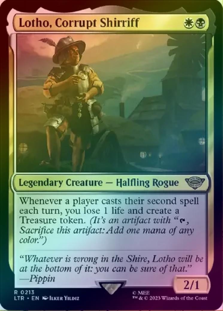 Lotho, Corrupt Shirriff (Foil) (LTR)