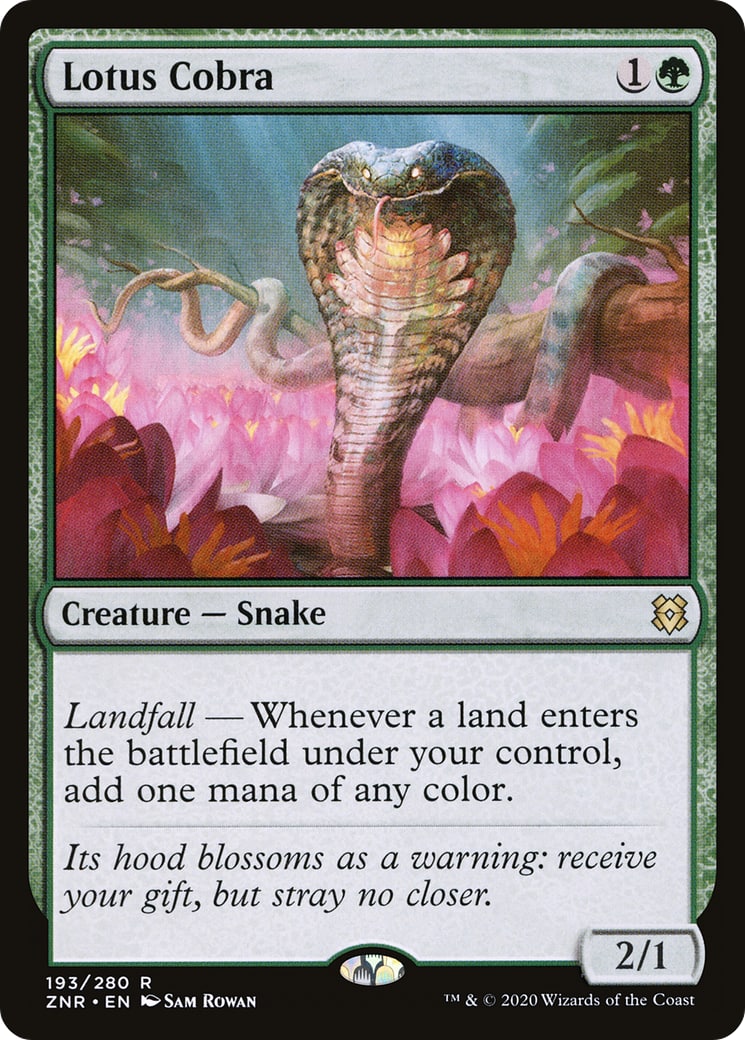 Lotus Cobra – Zendikar Rising 193 – Magic: The Gathering single card | Lichcards Image principale du produit