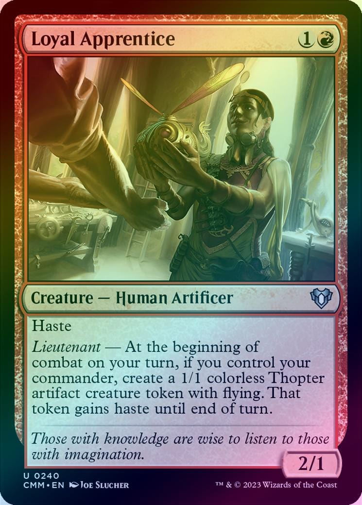 Loyal Apprentice (Foil) (CMM)