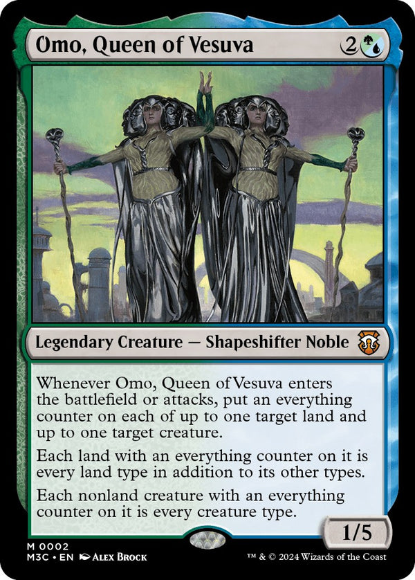 Magic Modern Horizons 3 Commander Deck Tricky Terrain - commander-kaart Omo, Queen of Vesuva