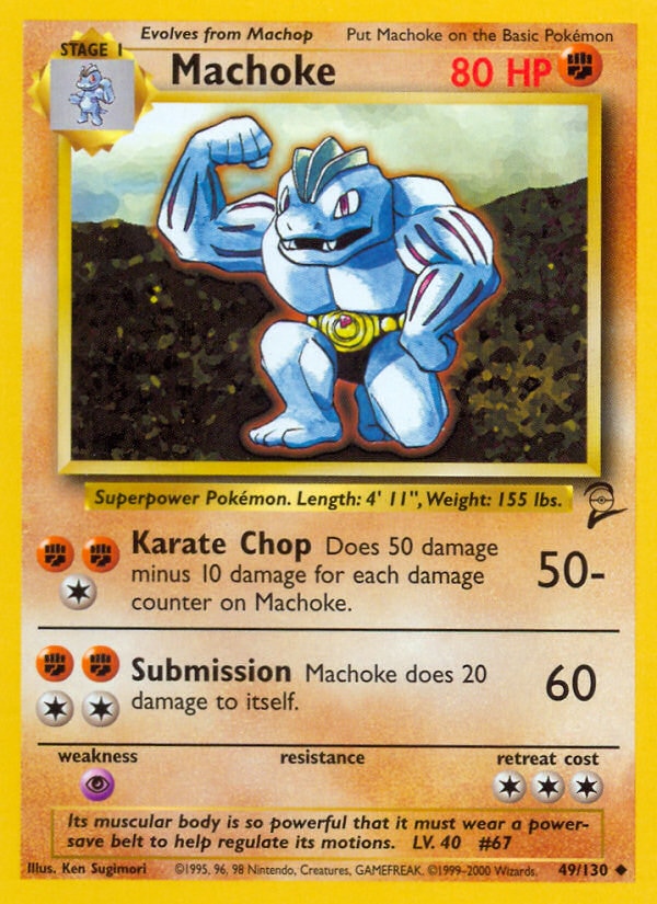 Machoke – Base Set 2 49 – Pokémon TCG single card | Lichcards Hoofdafbeelding