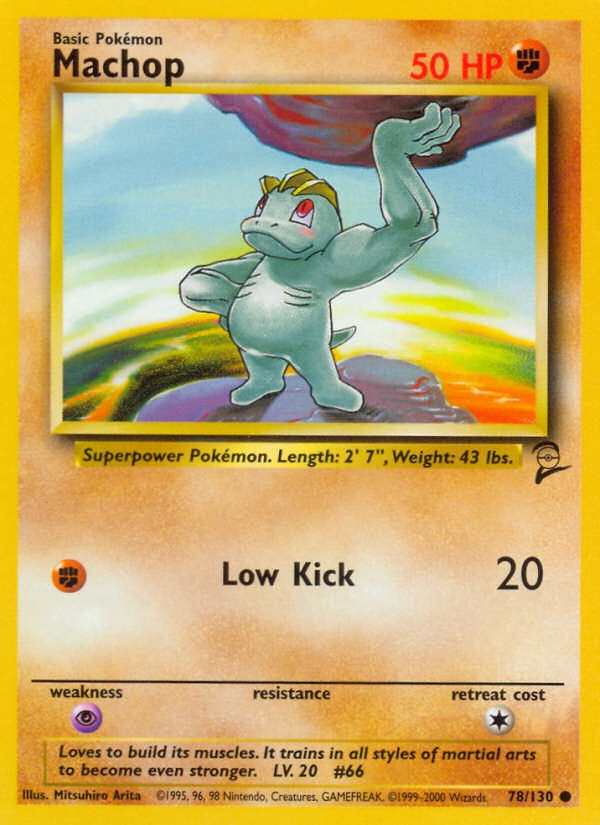 Machop – Base Set 2 78 – Pokémon TCG single card | Lichcards Main image
