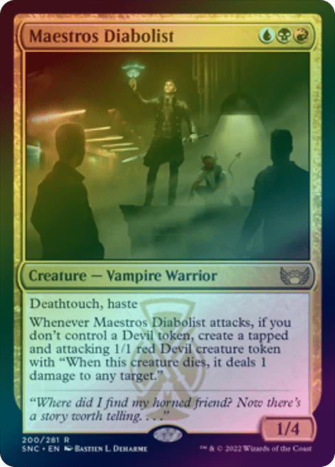 Maestros Diabolist (Foil) (SNC)