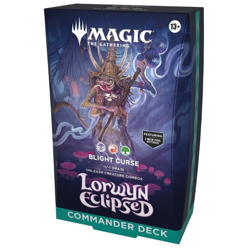 Magic Lorwyn Eclipsed Commander Deck Blight Curse - gesloten doos van het Jund-deck | Lichcards Immagine principale del prodotto