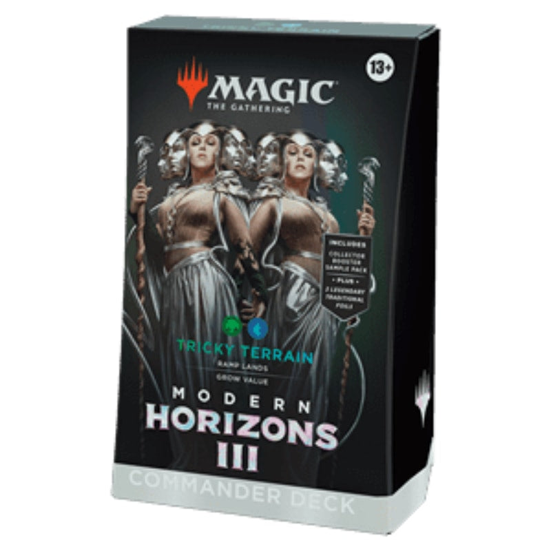 Magic Modern Horizons 3 Commander Deck Tricky Terrain - gesloten doos van het Simic-deck | Lichcards Immagine principale del prodotto