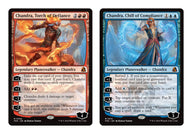 Echoed pair uit Reality Fracture: Chandra, Torch of Defiance en Chandra, Chill of Compliance