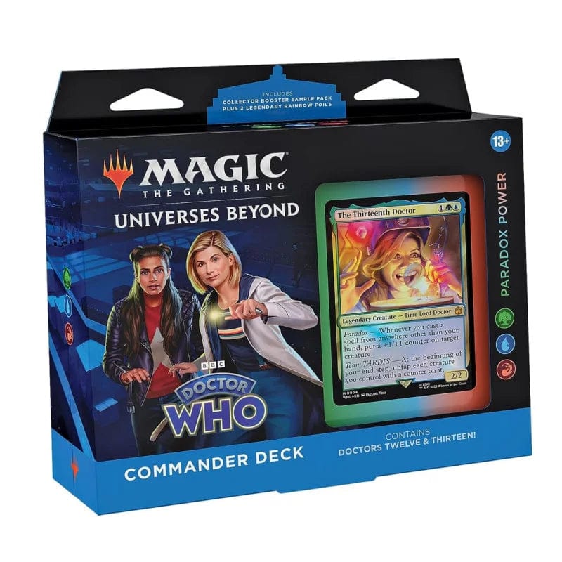 Magic Doctor Who Commander Deck Paradox Power - gesloten doos van het Temur-deck Immagine principale del prodotto