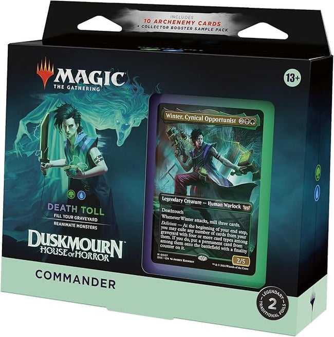 Magic: The Gathering - Duskmourn: House of Horror Commander Deck: Death Toll 195166258676 Hover Image
