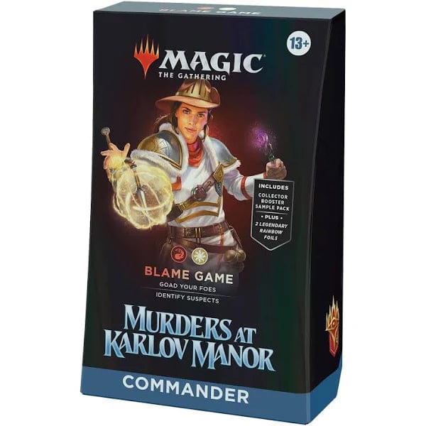 Magic The Gathering: Murders at Karlov Manor Commander Blame Game 0195166244983