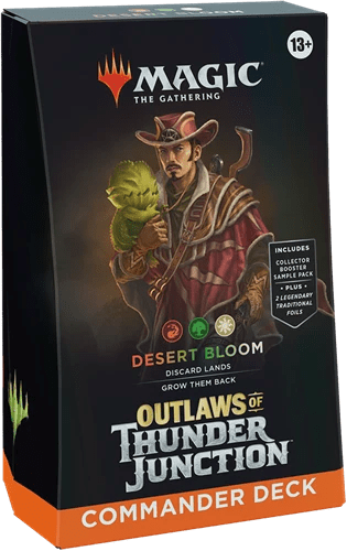 Magic: the Gathering - Outlaws of Thunder Junction Commander Deck Desert Bloom 0195166252483 Imagen principal del producto