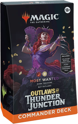 Magic: the Gathering - Outlaws of Thunder Junction Commander Deck Most Wanted 0195166252483 Hover Image