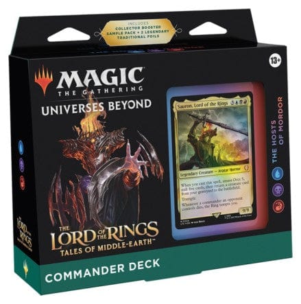 Magic The Gathering The Lord of the Rings: Tales of Middle Earth Commander Deck The Hosts of Mordor 4251736819091 Image principale du produit