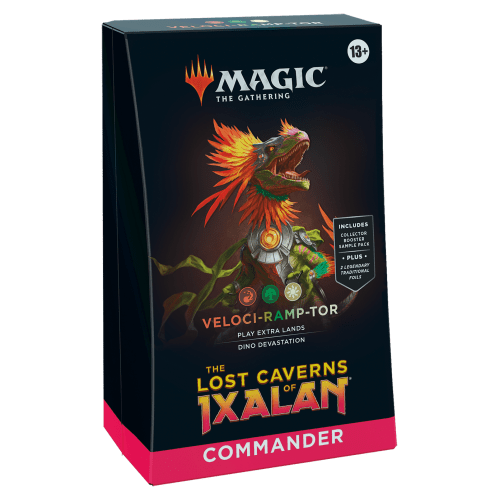 Magic: The Gathering The Lost Caverns of Ixalan Commander Deck - Veloci-ramp-tor 195166230245