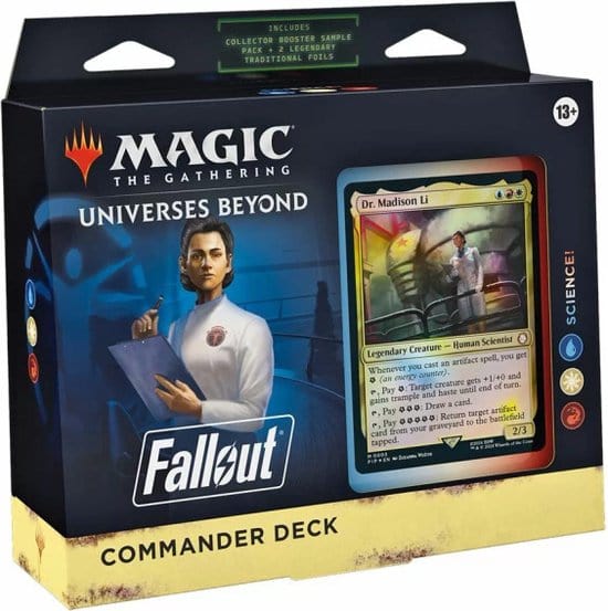Magic: the Gathering Universes Beyond - Fallout Commander Deck: Science! 0195166228532 Hover Image