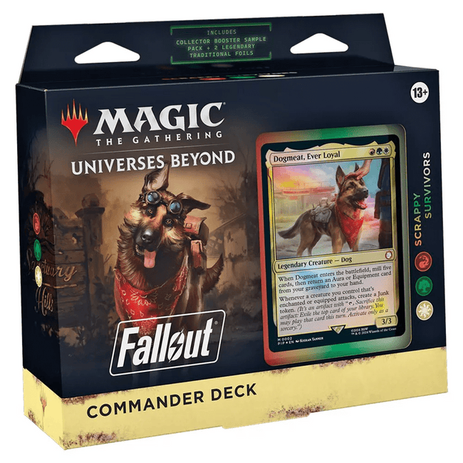 Magic: the Gathering Universes Beyond - Fallout Commander Deck: Scrappy Survivors 195166228532 Hover Image