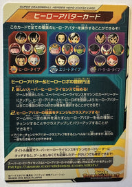 Achterzijde – Hero Avatar Card – Saiyan Avatar (2016) – Hero Avatar Card 2016