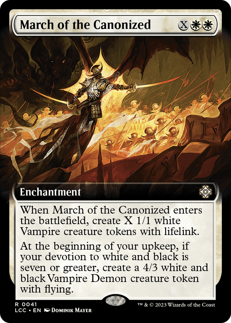 March of the Canonized - Extended Art (LCC)