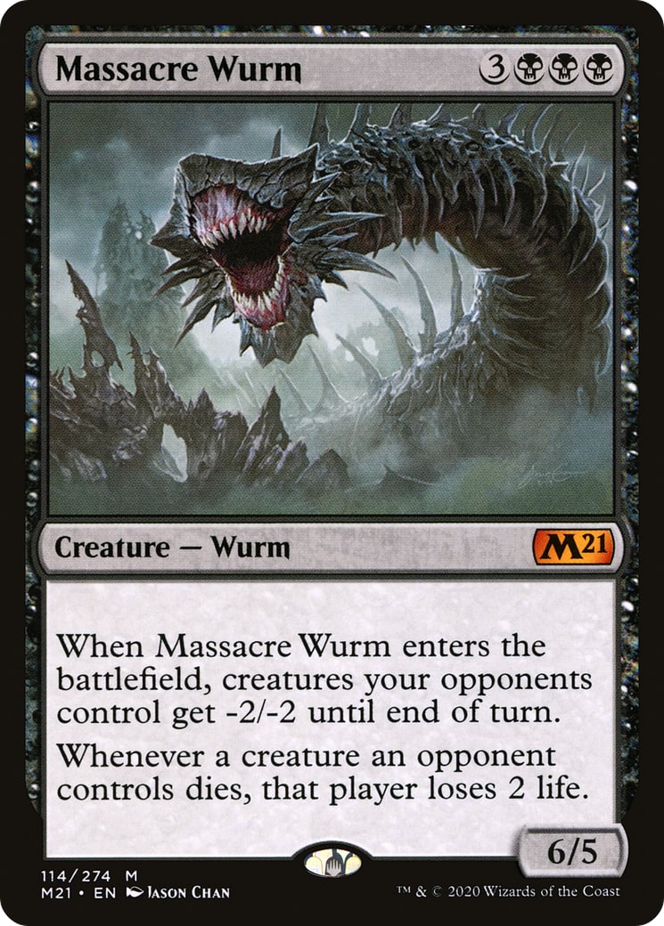Massacre Wurm – Core 2021 114 – Magic: The Gathering single card | Lichcards Hoofdafbeelding