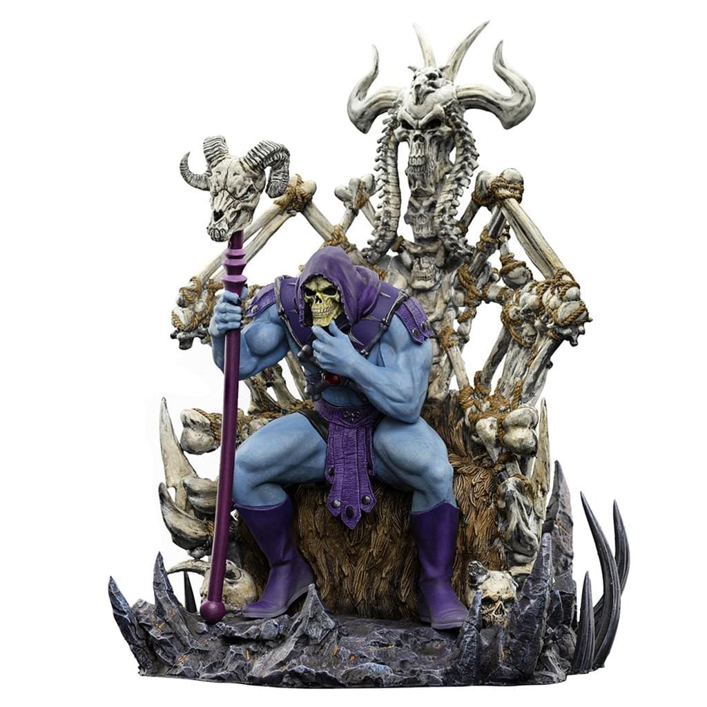 Masters of the Universe Statue Art Scale Deluxe 1/10 Skeletor on Throne Deluxe 29 cm 618231950317