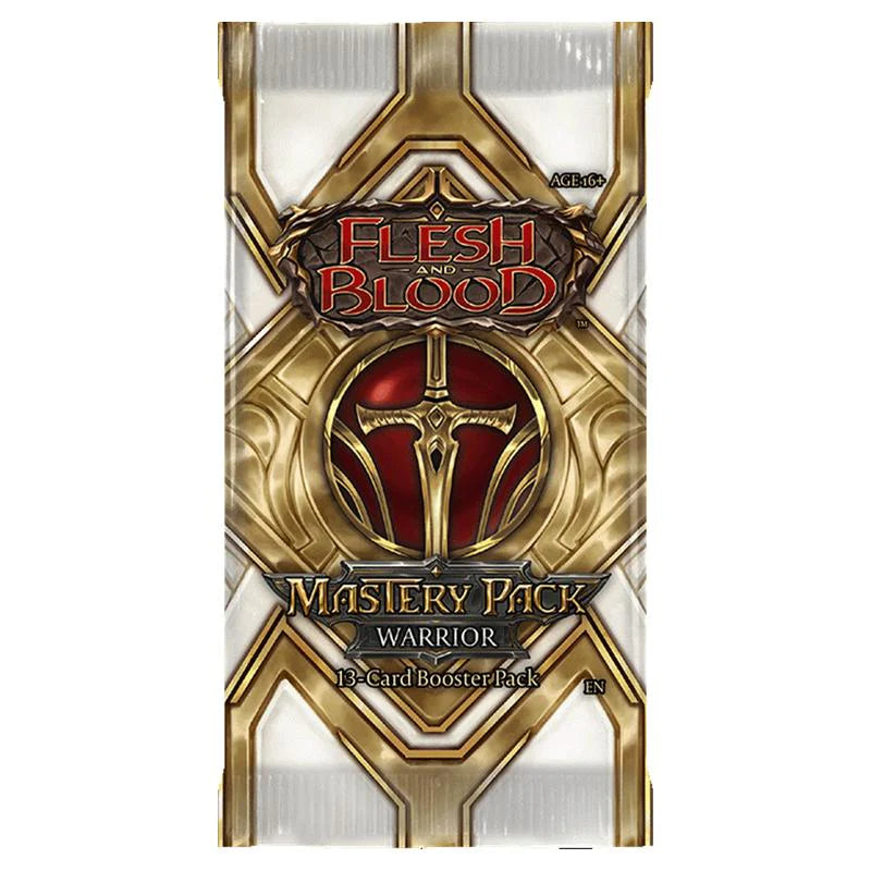Mastery Pack Warrior booster met 13 kaarten - Flesh and Blood TCG