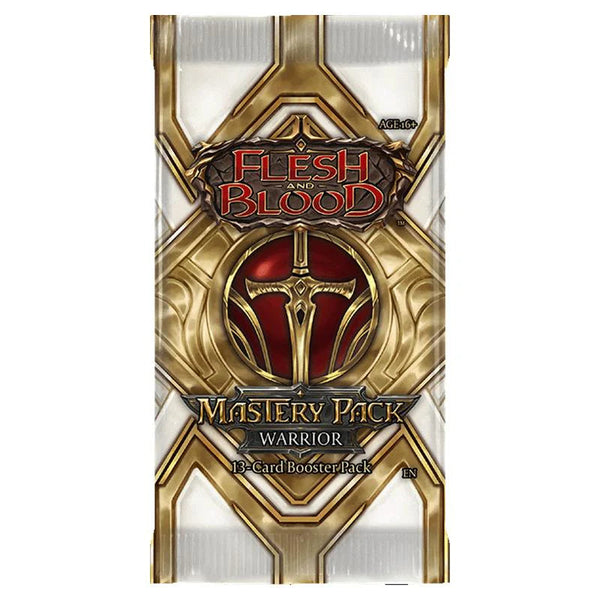 Mastery Pack Warrior booster met 13 kaarten - Flesh and Blood TCG