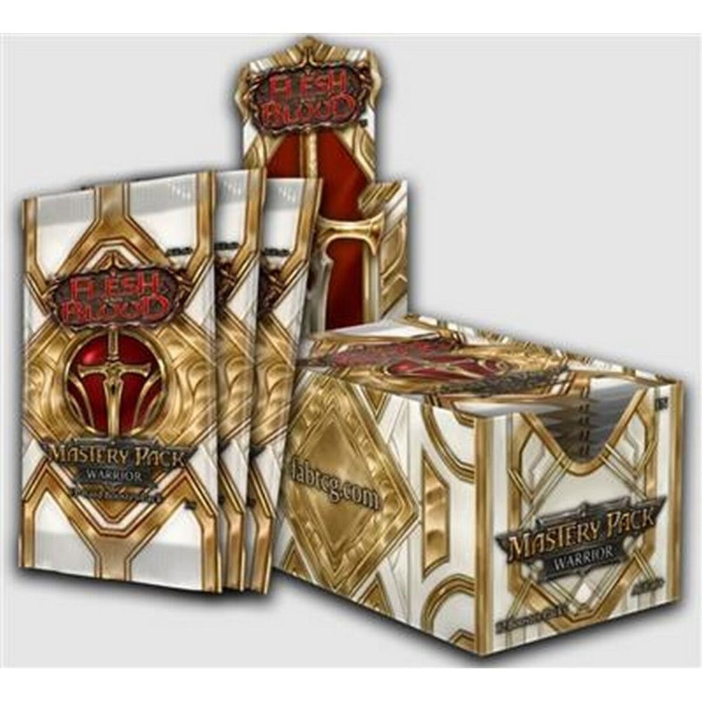 Mastery Pack Warrior booster display en booster packs - Flesh and Blood TCG