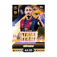 Voorbeeld Age of Heroes Strike Team! Limited Edition-kaart uit Booster Tin #1 (Raphinha)