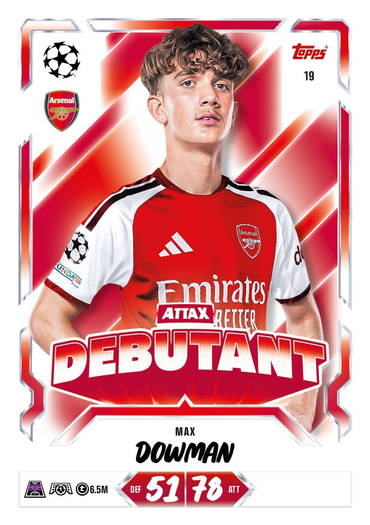 Voorbeeld basiskaart uit Match Attax UEFA Club Competitions 2026/27