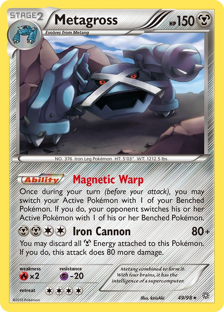 Metagross – Ancient Origins 49 – Pokémon TCG single card | Lichcards Image principale du produit