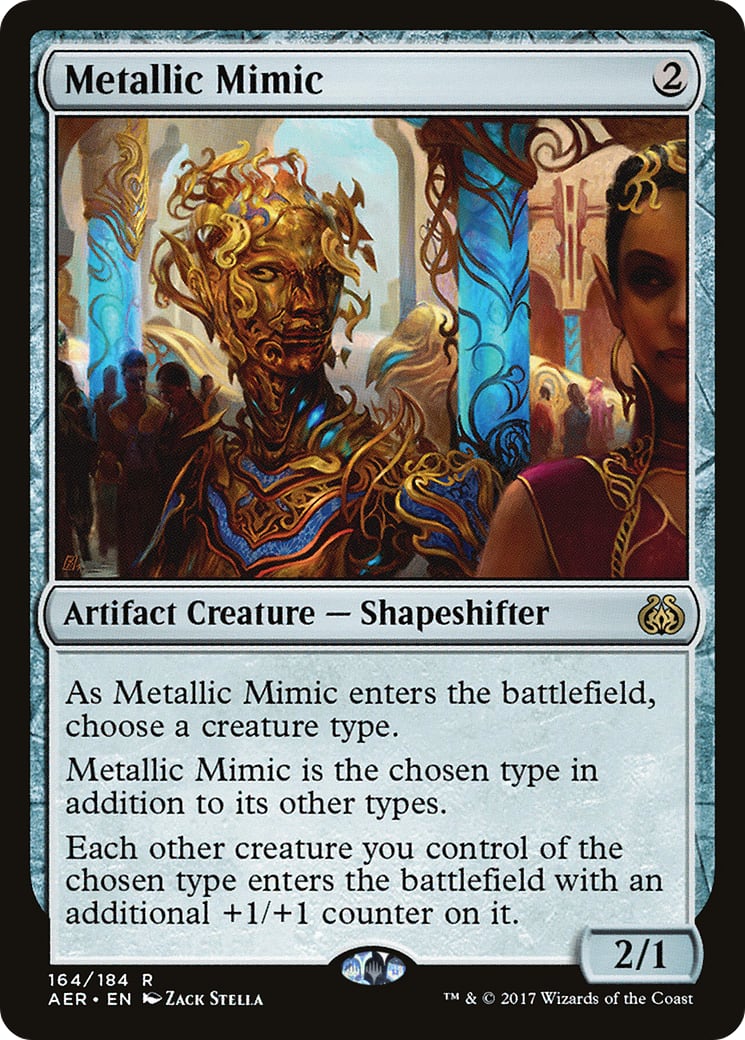 Metallic Mimic – Aether Revolt 164 – Magic: The Gathering single card | Lichcards Main image