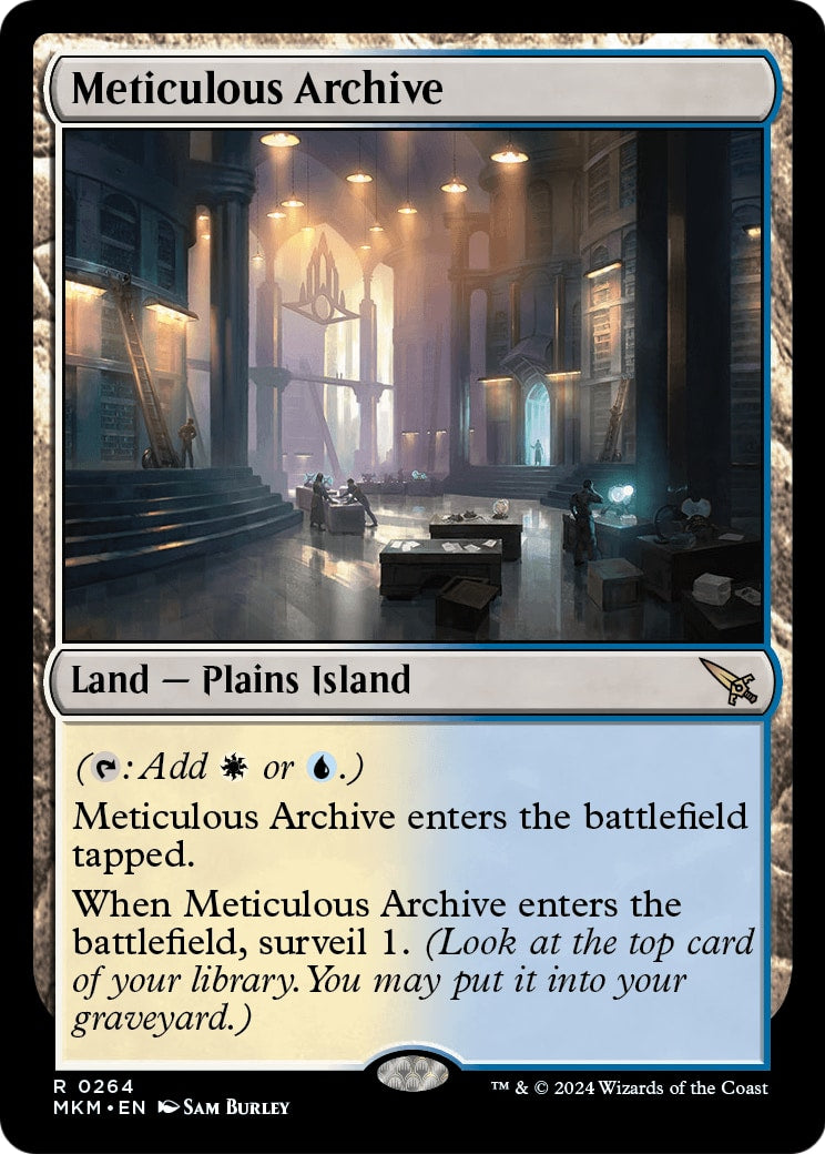 Meticulous Archive – Murders at Karlov Manor 264 – Magic: The Gathering single card | Lichcards Main image