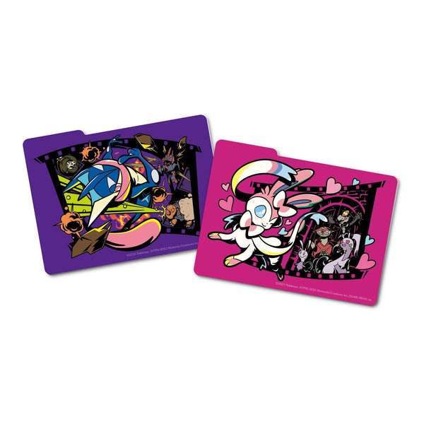 Pokémon Deckbox - Midnight Agent (Japans) – de twee meegeleverde scheidingskaarten van de deckbox (officiële afbeelding Pokémon Center Japan)