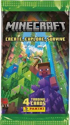 Minecraft 3 Trading Card Game Booster 8051708004038 Hover Image