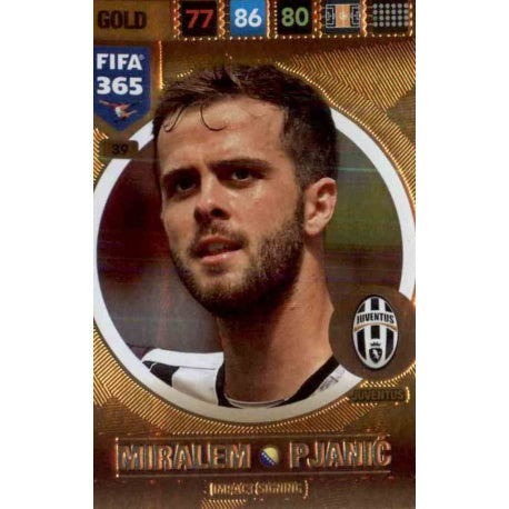 Miralem Pjanić - FIFA 365: 2017 Adrenalyn XL Impact Signing #39 - Near Mint