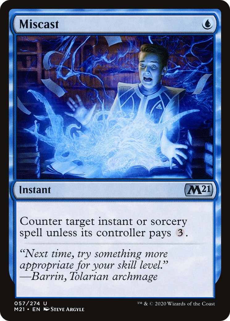 Miscast – Core 2021 57 – Magic: The Gathering single card | Lichcards Hoofdafbeelding
