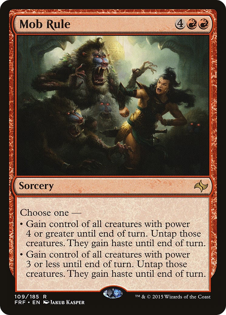 Mob Rule – Fate Reforged 109 – Magic: The Gathering single card | Lichcards Immagine principale del prodotto