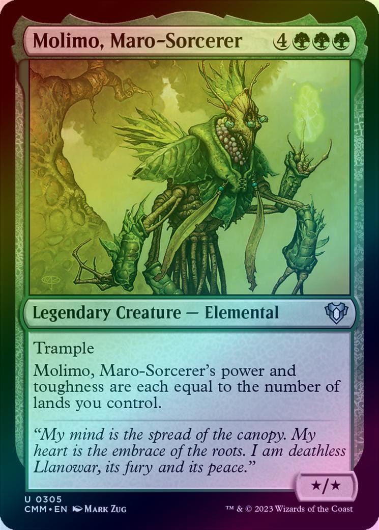 Molimo, Maro-Sorcerer (Foil) (CMM)