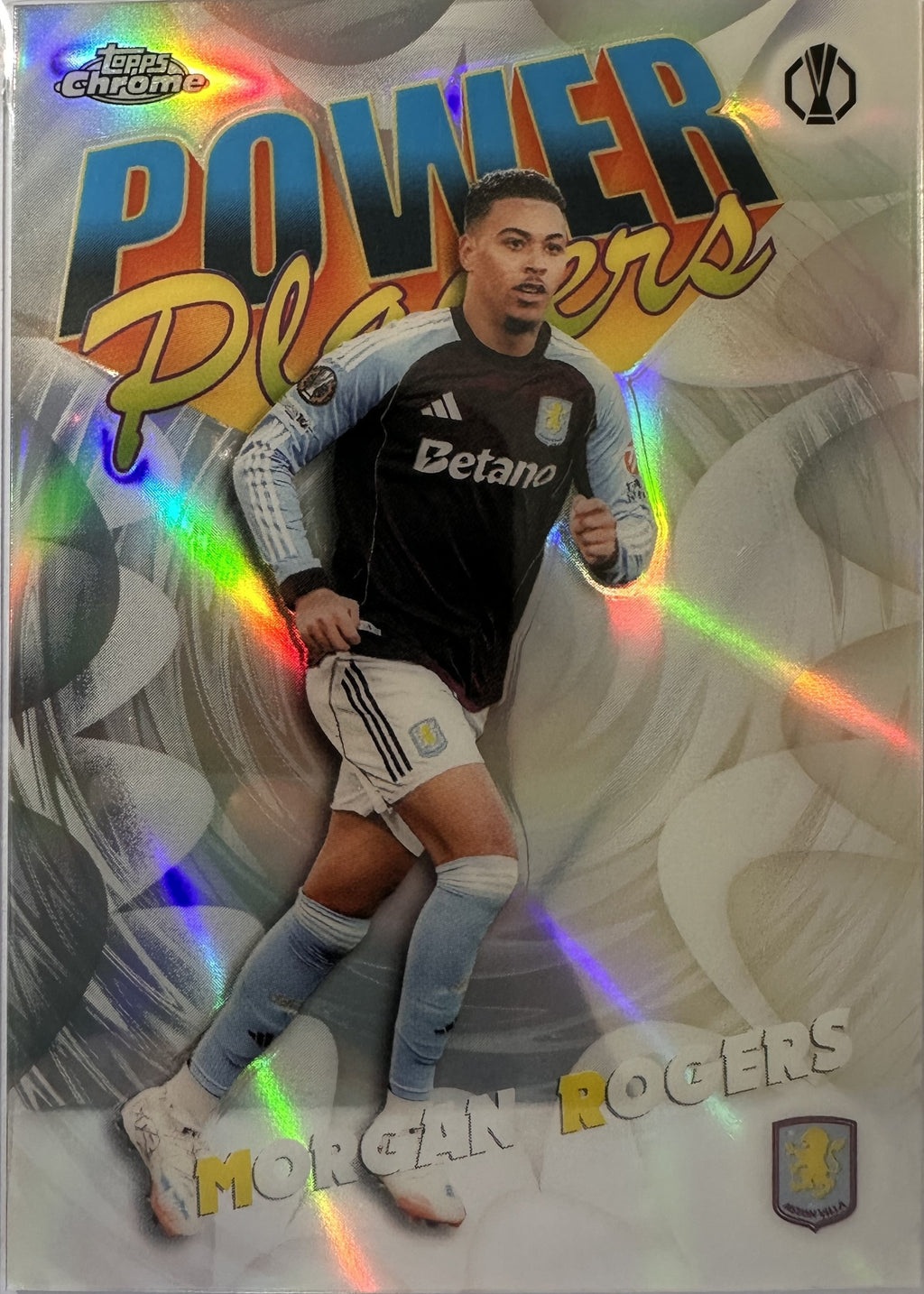 Morgan Rogers - 2025-26 Topps Chrome UEFA Club Competitions (Power Players) [PP-23] - voorkant