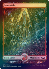 Mountain (278) - Full Art Metropolis (Foil) (SNC)