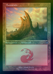 Mountain (448) - Retro Frame (Foil) (CMM)