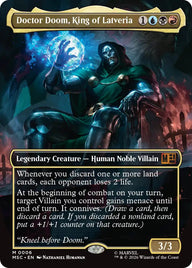 Magic Marvel Super Heroes Commander Deck Doom Prevails - commander-kaart Doctor Doom, King of Latveria (borderless)