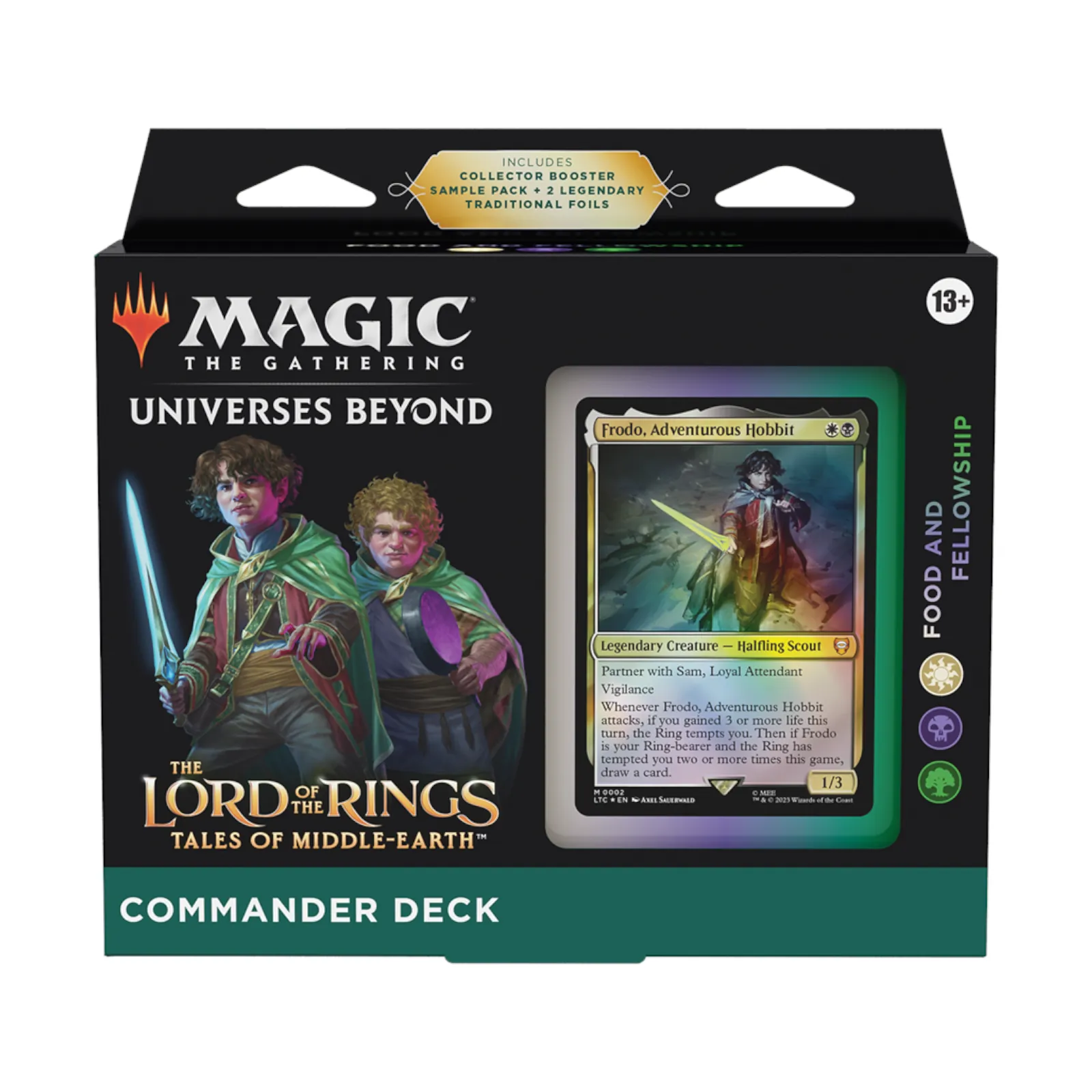 Magic The Gathering The Lord of the Rings Food and Fellowship Commander Deck frontaal
