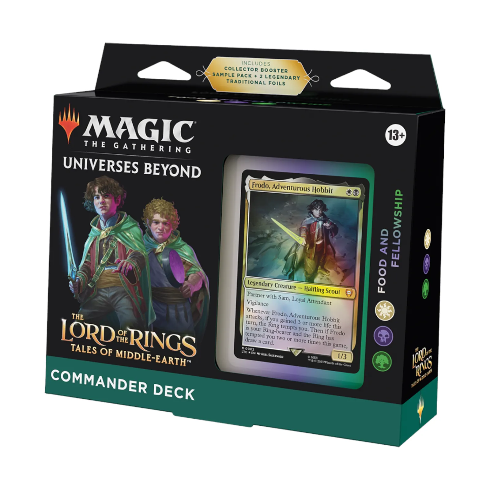 Magic The Gathering The Lord of the Rings Food and Fellowship Commander Deck verpakking